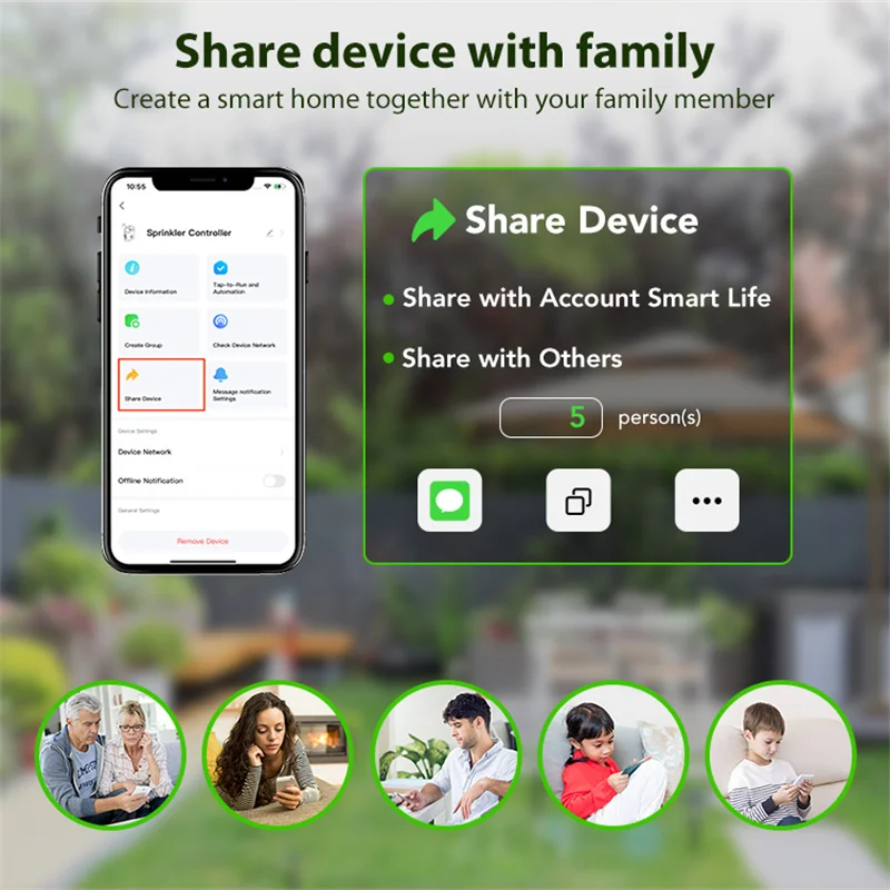 Tuya Smart WiFi Wireless Rain Sensor Outdoor - IP65 Waterproof Battery-Powered D