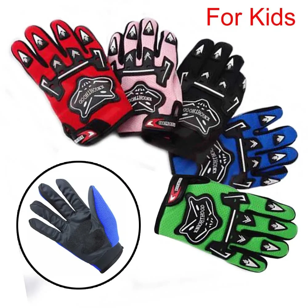Racing Children Full Finger kids Gloves Motorcycles Sports Glove Bicycle Dirt Pit Bike Pocket Bike Scooter ATV QUAD