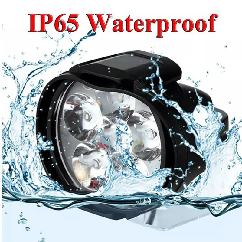 6LED 12V Motorcycle Headlights White Super Bright Working Front Light 1500LM LED Scooters Spotlight Motorbike Fog Lamp led spotlight