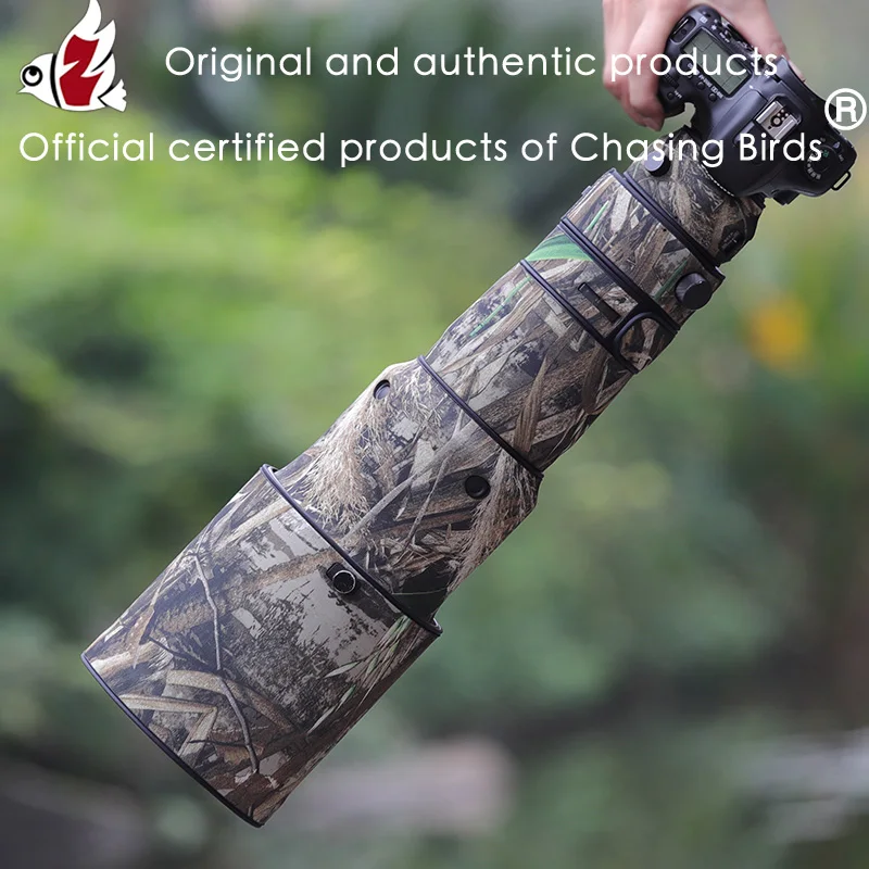 Chasing Birds Camouflage Lens Coat Per Sigma 500Mm F4 Sports Copriobiettivo Impermeabile E Antipioggia Copriobiettivo Sigma 500