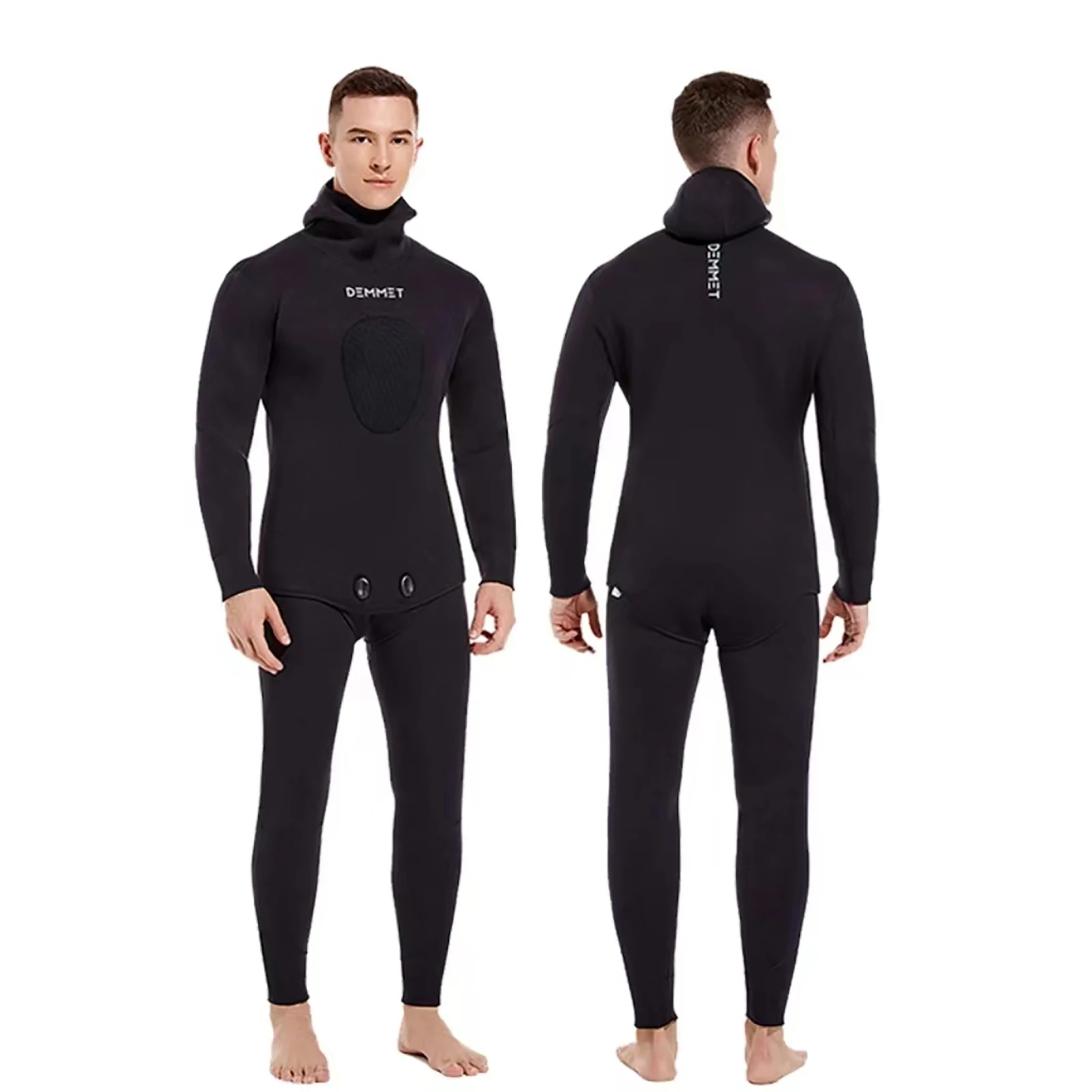 3mm CR Freediving Hunting Fish Suit Camouflage Two Piece Wetsuit for Men Snorkeling Kayak Swimming Harpoon Fishing Diving Suits diving suits,kayak dry suit