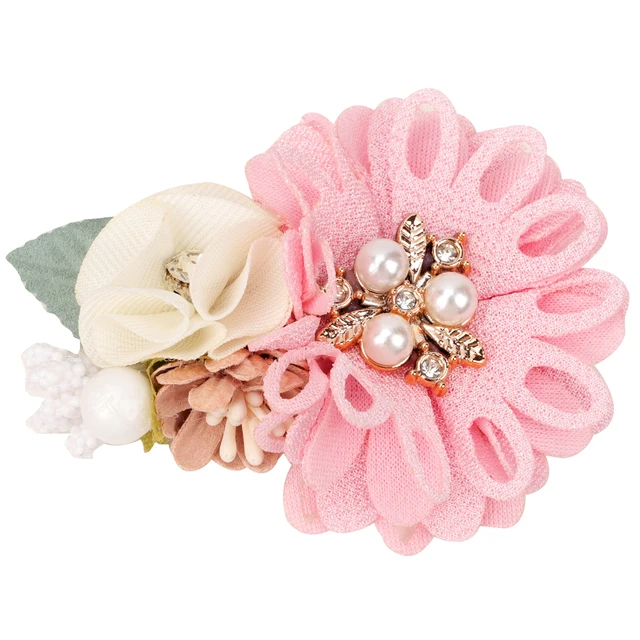 2022 New Chiffon Flower Hair Clips Pins Accessories Cute Hair Clips Pins for Baby Girls Toddlers Hairpin Kids заколка для волос 16