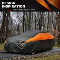 Car Covers Outdoor Waterproof Sun Rain Snow Protection UV Auto Cover Universal SUV/Sedan 190T Car Protective Full Covers 1
