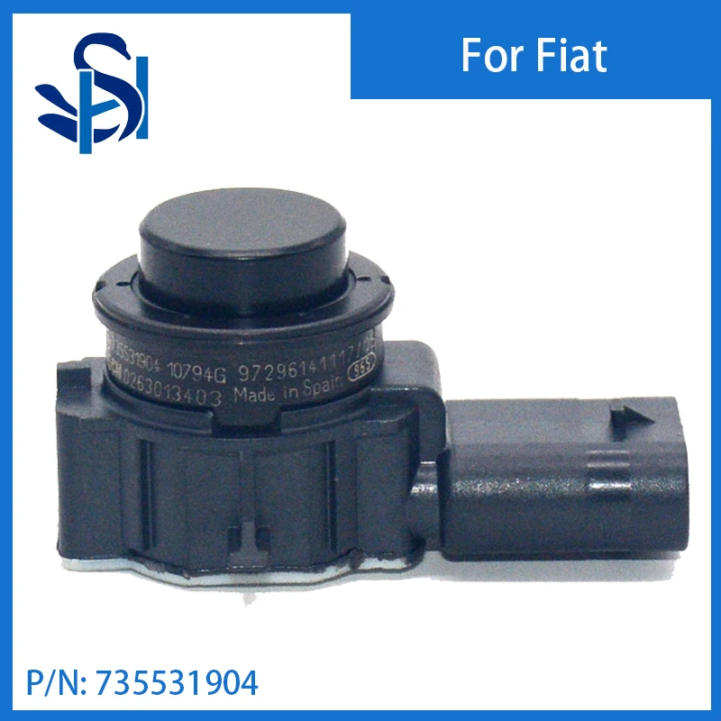 

735531904 PDC датчик парковки Радар Черный цвет для Fiat