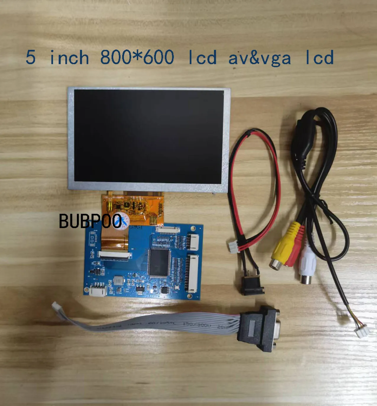 Display Lcd Tft da Pollici Risoluzione 800 Rgb 600 Prodotto Padrão av Driver Board Proiezione Monitoraggio Navigazione a