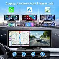Srnubi 10.26 "moniteur Carplay de voiture Android Auto 4K Dashcam lecteur multimédia caméra de recul Navigation tableau de bord enregistrement vidéo 3