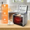 Bread Maker Machine 13 Program 2LB Bread Maker, Bread Machine with 3 Loaf Sizes and 3 Crust Colors, Breadmaker with Fruit & Nut 5
