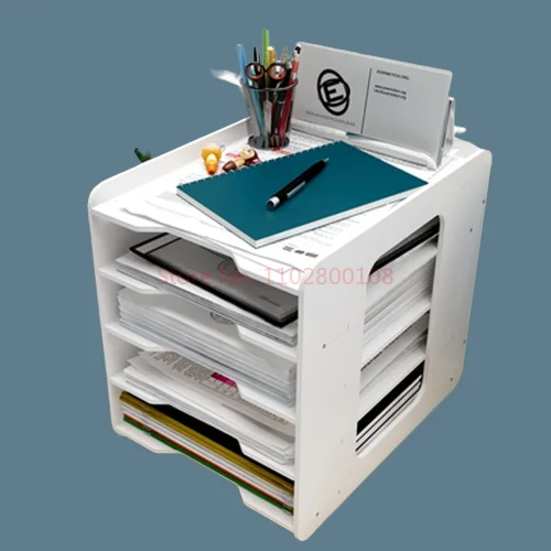 7 Layers Multifunction Document Trays File Papepr Letter Holder Stationery Storage Waterproof Desk Organizer Office Accessories images - 6
