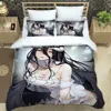 Overlord cartoon printed printed Bedding Sets exquisite bed supplies set duvet cover bed comforter set bedding birthday gift 5