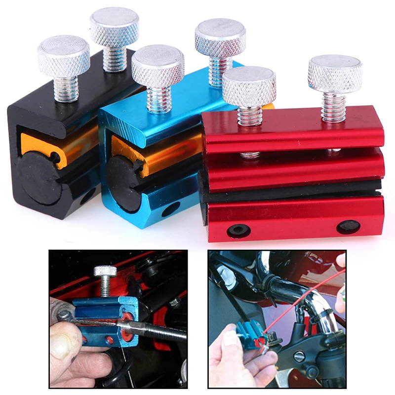 1pcs Motorcycle Aluminium Cable Lube Tool Lubrication Wire Oiler Brake Line Motorcycle Wire Oiler And High Quality