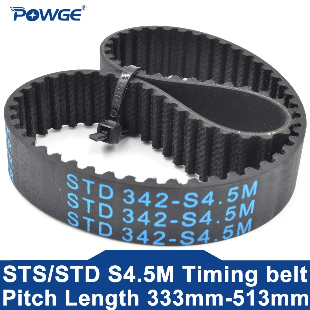 Correia Cronometrando do Powge-std S4.5m lp = 333 338 342 347 351 360 369 382 387 396 441 441 450 468 486 491 500 504 509 513 Largura 625 Borracha