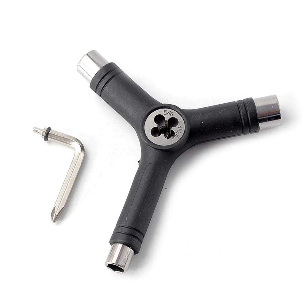 

Multi-function Skateboards Y-wrench L-type Wrench Metal Skateboard Longboard Wrench Tool