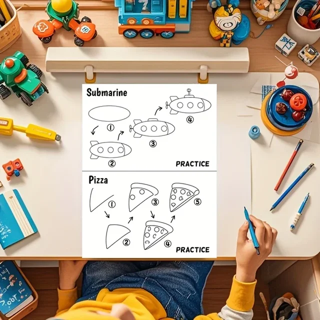 Graffiti Coloring Step-by-Step Drawing Book for Youngsters 48 Creative Patterns Classroom Learning Tool Books Art Supplies 6