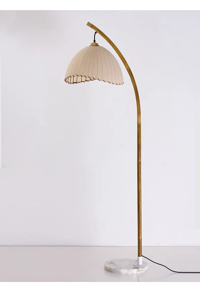 Floor Lamp - Foyer Wabi Sabi Canvas Shades LED Metal Light SW-36211023