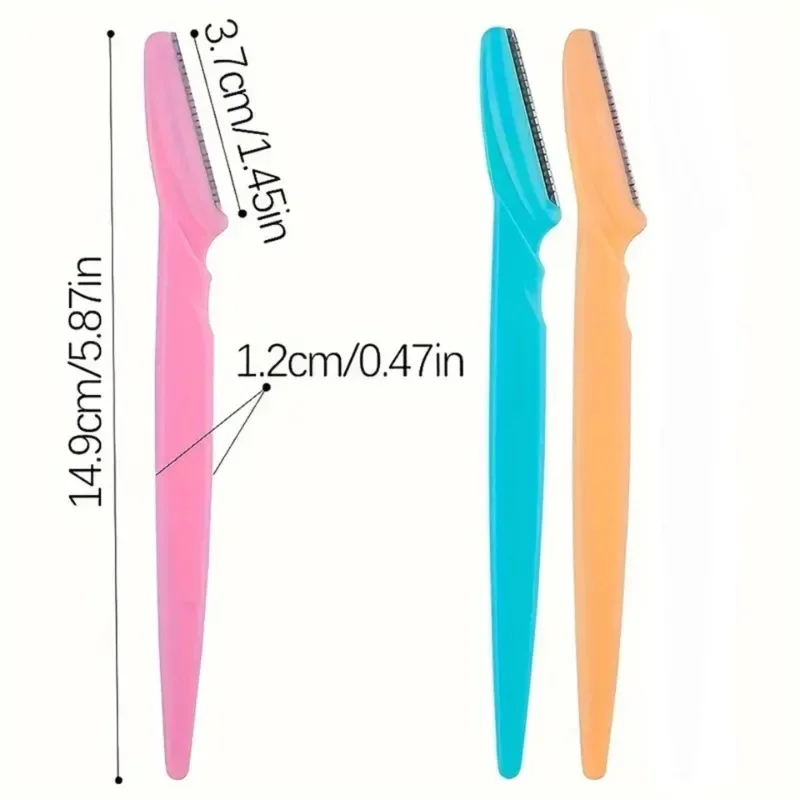 Eyebrow Trimmer Set Eyebrow Trimmer Eyebrow Razor Set Eyebrow Razor 30Pcs/Bottle Eyebrow Razors With Container Facial Eye Brow Trimmer In Case Hair Removal Shaver Safe Blades Trimming Tools