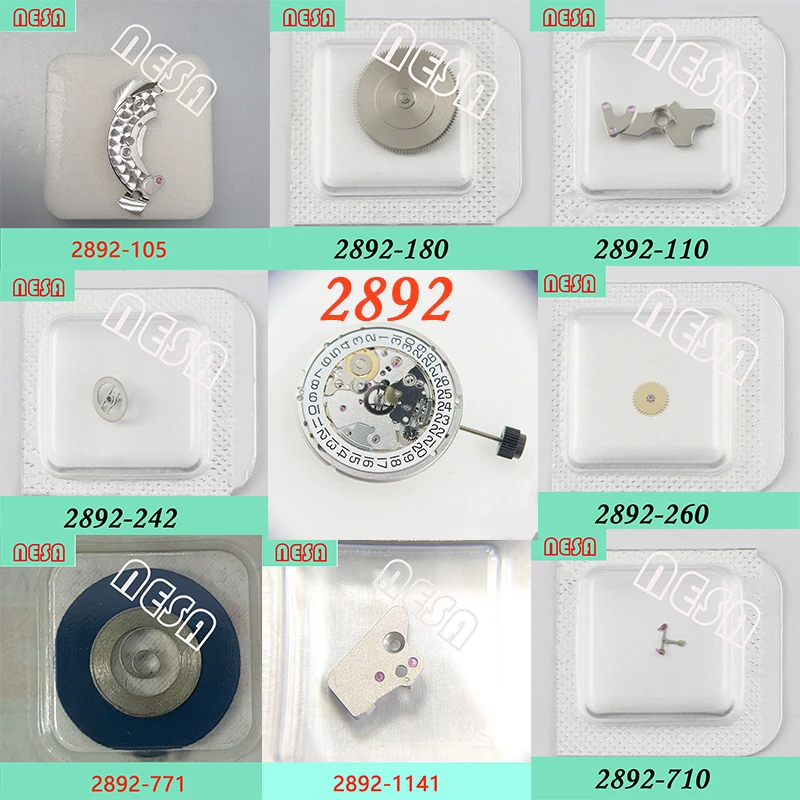 ebe出品 Eta 2892自動ムーブメント交換部品、時計アクセサリー、アフター