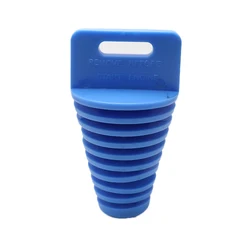 Universal Motorcycle Exhaust Muffler Wash and Pipe Protector Plug (Big - Blue)