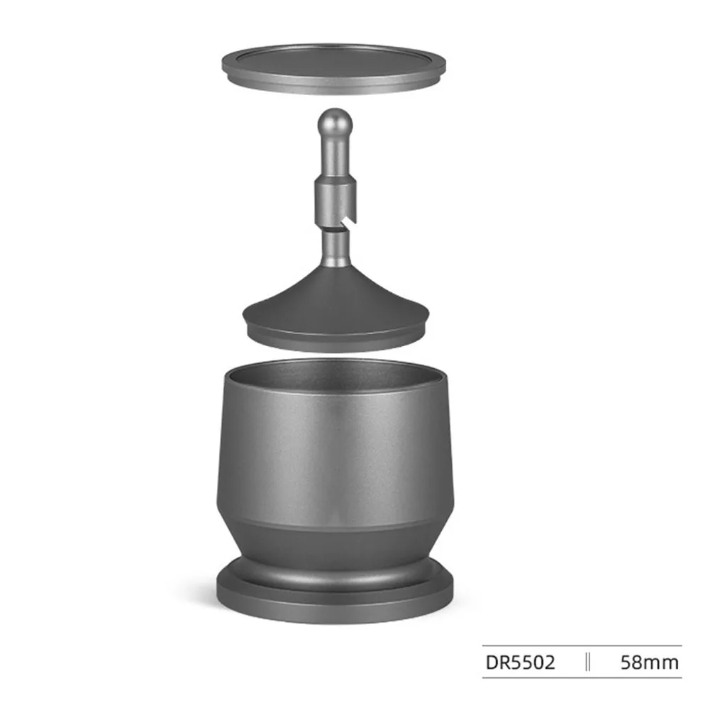 

The Coffee Grounds Receiver Container Fits 58mm 51-51mm Portable Coffee Filters Aluminum Alloy Coffee Dosing Funnel Coffee Tool