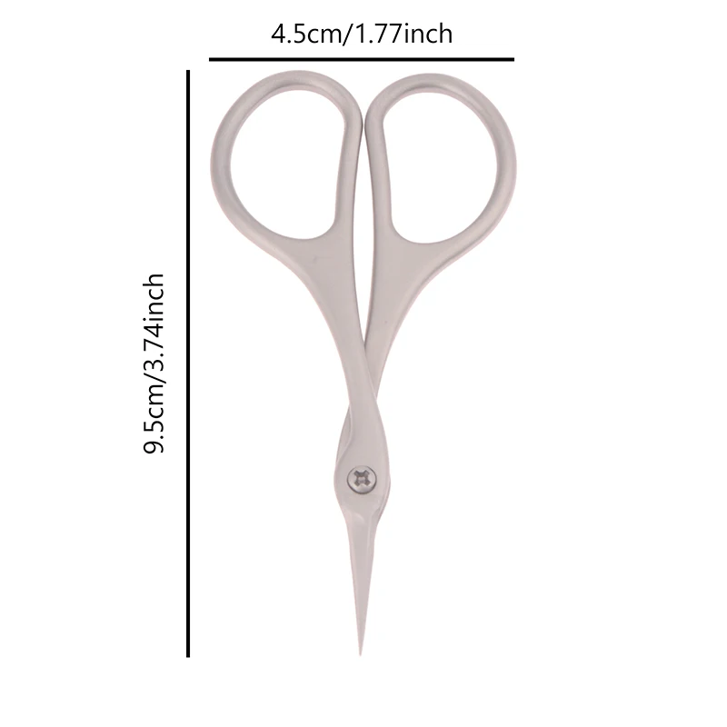 1Pcs Cuticle Scissors Stainless Steel Curved Blade Small Scissors Trimming The Fingernails Eyebrow Eyelash Dry Skin Nail Scissor 6