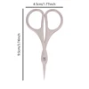1Pcs Cuticle Scissors Stainless Steel Curved Blade Small Scissors Trimming The Fingernails Eyebrow Eyelash Dry Skin Nail Scissor 6