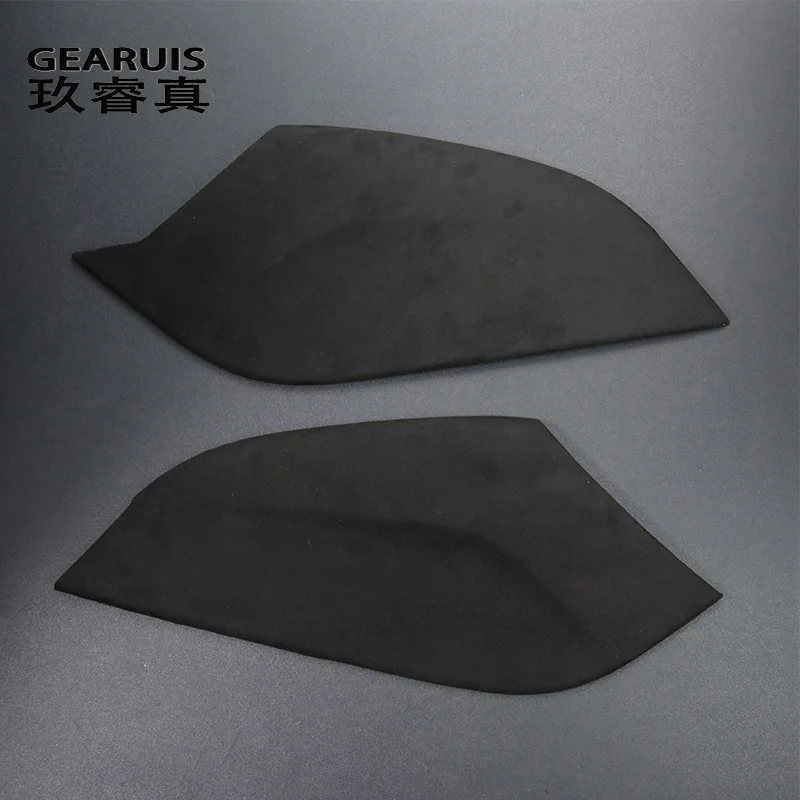 Suede leather Car Wrapping ABS Car Center Console Both Side Panel Cover Sticker Trim For Audi A3 8V S3 Interior Auto Accessories