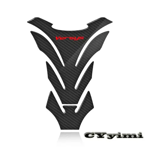 3D Carbon Fiber Motorcycle Fuel Tank Pad Cover Protector Decal Stickers For  VERSYS (650cc)  VERSYS 1000 VERSYS 650 1000 LOGO - Image 3