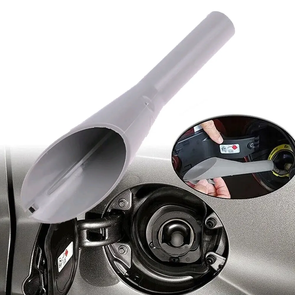 

1Pc Fuel Filter Funnel Tube Fuel Filling Tank Supply Gas Cap Funnel Tube Grey Plastic Spout For Ford Focus F150 8U5Z17B068B
