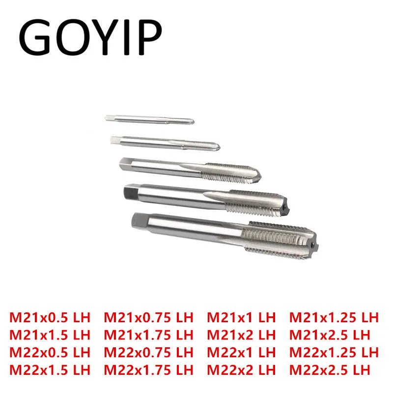 

2 Pcs M21 M22 LH Threading Taps Spiral Point Taps Machine Tap Hand Tools Screw Thread Metric Plug Taps Support Customization
