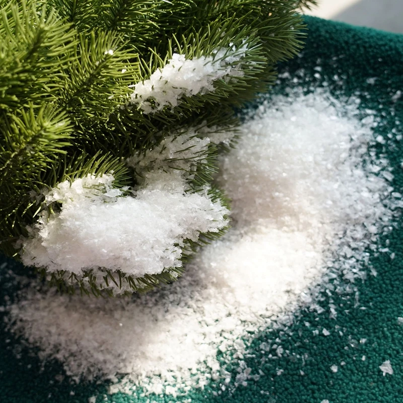 

1Bag Artificial Snow Christmas Party Decoration Plastic Fake Snowflakes Snow Powder for Home Winter Party Decor DIY Scene Props