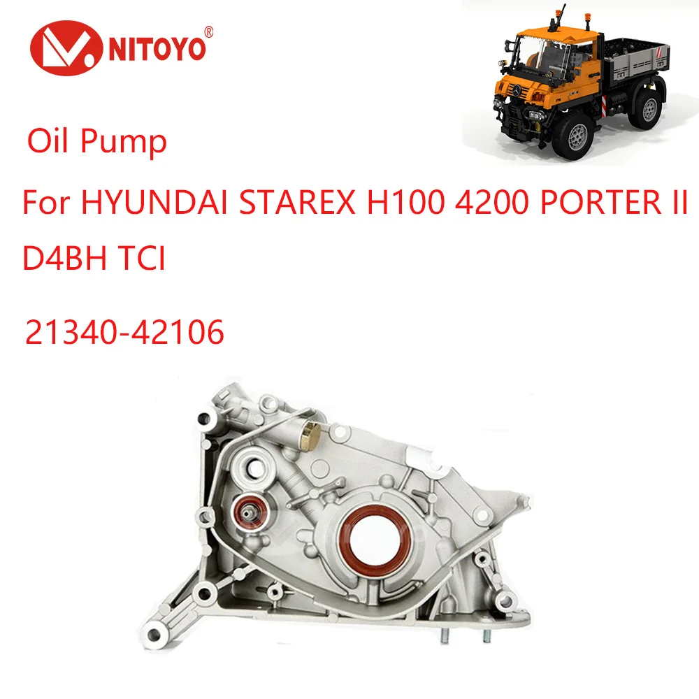 

Масляный насос NITOYO 21340-42106 для Hyundai Starex H100 4200 PORTER II D4BH TCI