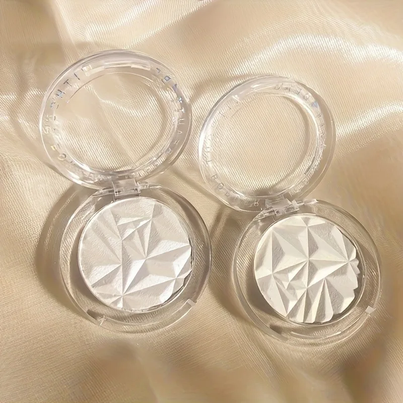 Monochrome Pearlescent Highlighter Powder Palette Diamond Glitter Brighten Face Contour Long Lasting Shimmer High Gloss Powder 5