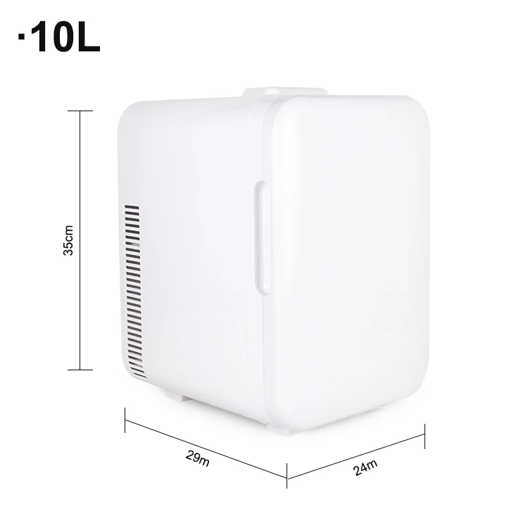 10 Liter Dc Refriger Portable Cooler Mini Car Fridge Box Compact Refrigerators Camping