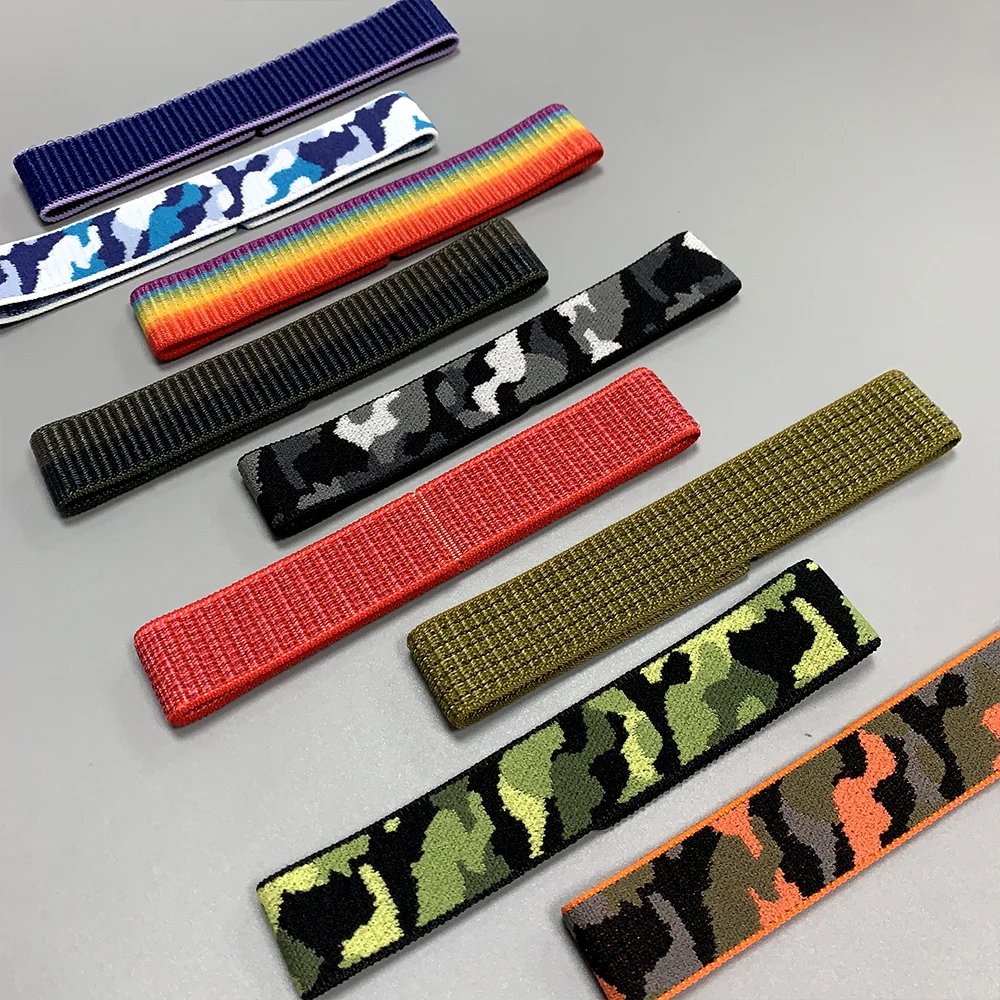 Nylon Quick Release Sports Watch Strap with Hook and Loop Closure