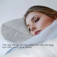 Oreiller ergonomique pour genoux, 1 pièce, soulagement du sommeil latéral, soutien des jambes, oreiller pour dormeurs latéraux, coussin de genou, oreiller de grossesse nocturne 4