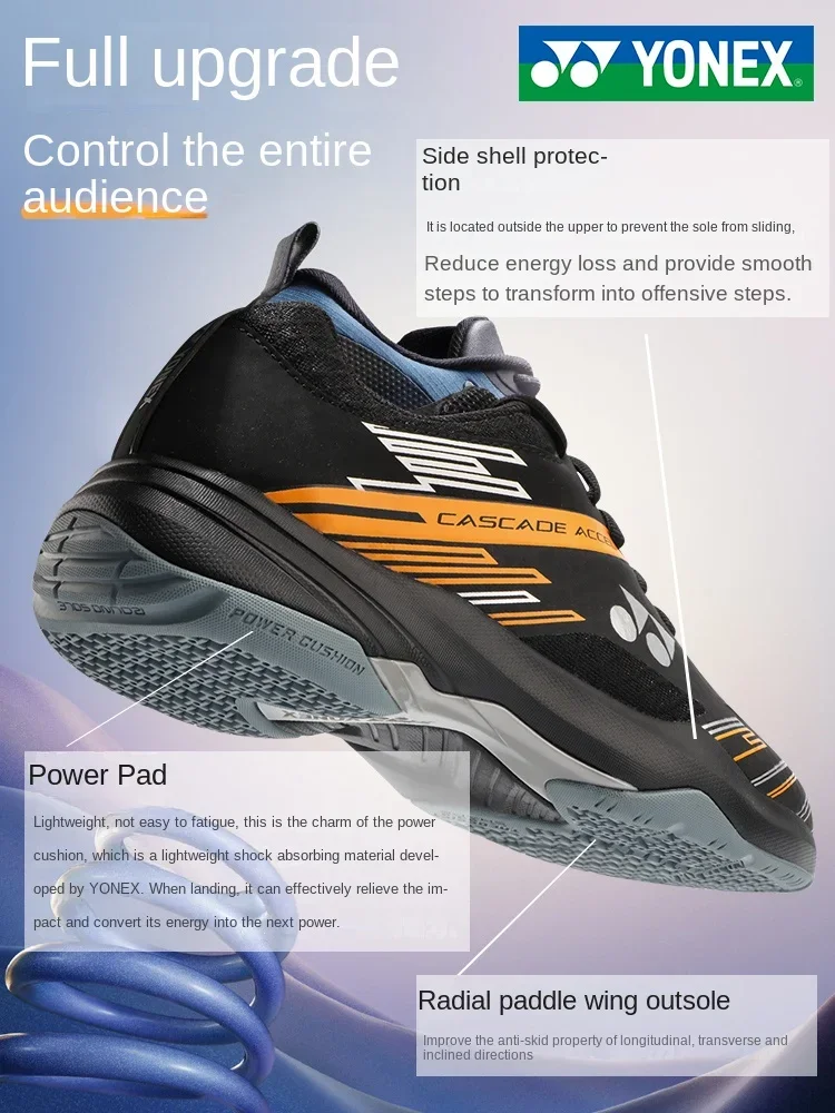 Badminton shoes Yonex CA1 wide tennis shoes men women sport sneakers power cushion boots
