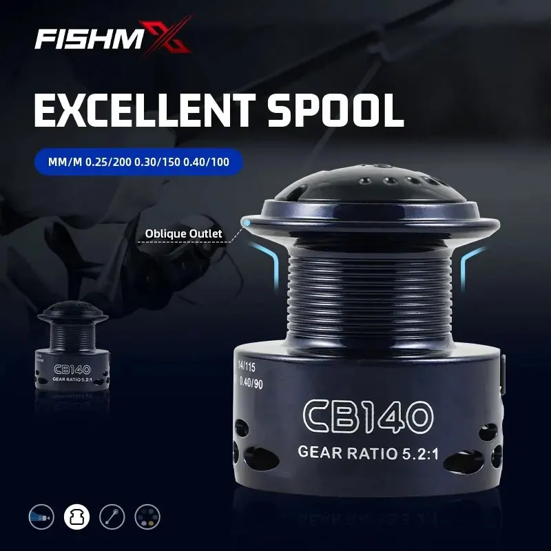 Spinning Fishing Reels FishMX CB140-640