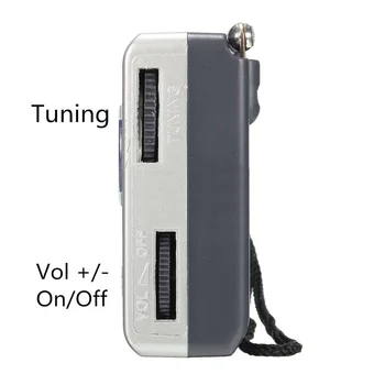 BC-R119 Radio AM FM Battery Operated Portable Radio Best Reception Longest Lasting For Emergency Hurricane Running Walking Home 5