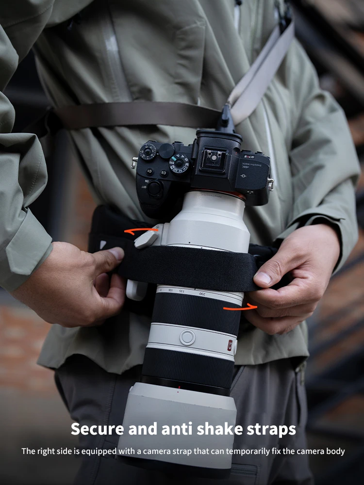 PGYTECH 사진 촬영 벨트 카메라 고정 벨트 DSLR 렌즈 고정 캐논, , 니콘, 후지 DSLR 액세서리에 적합