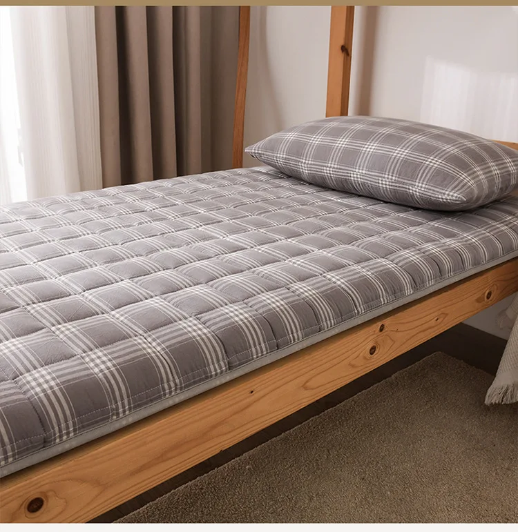 2026년형 새로운 바닥 매트리스 퀼트 침대 매트리스 토퍼 접이식 수면 패드 롤업 두꺼운 타타미 매트 가정용 게스트룸 기숙사용
