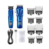 KEMEI km-2217 LED Display Metal Hair Clipper 2pcs Usb Charging Electric Trimmer Hair Clipper Set 4