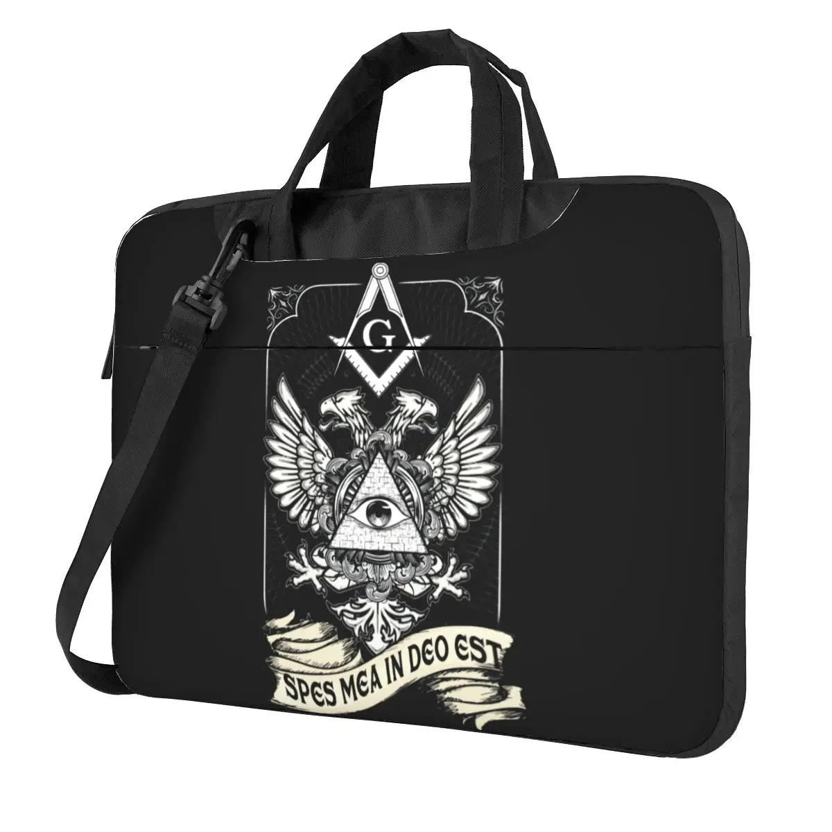 Borsa Per Laptop Borsa Per Laptop Freemason Logo Custodia Per Notebook Antiurto Bussola Mason Per Macbook Air Pro Asus 13 14 15 Borsa Per Computer Kaw