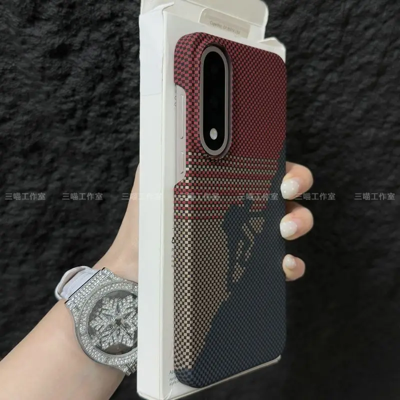 Slim Protective Carbon Fibre Grain Hard PC Back Cover