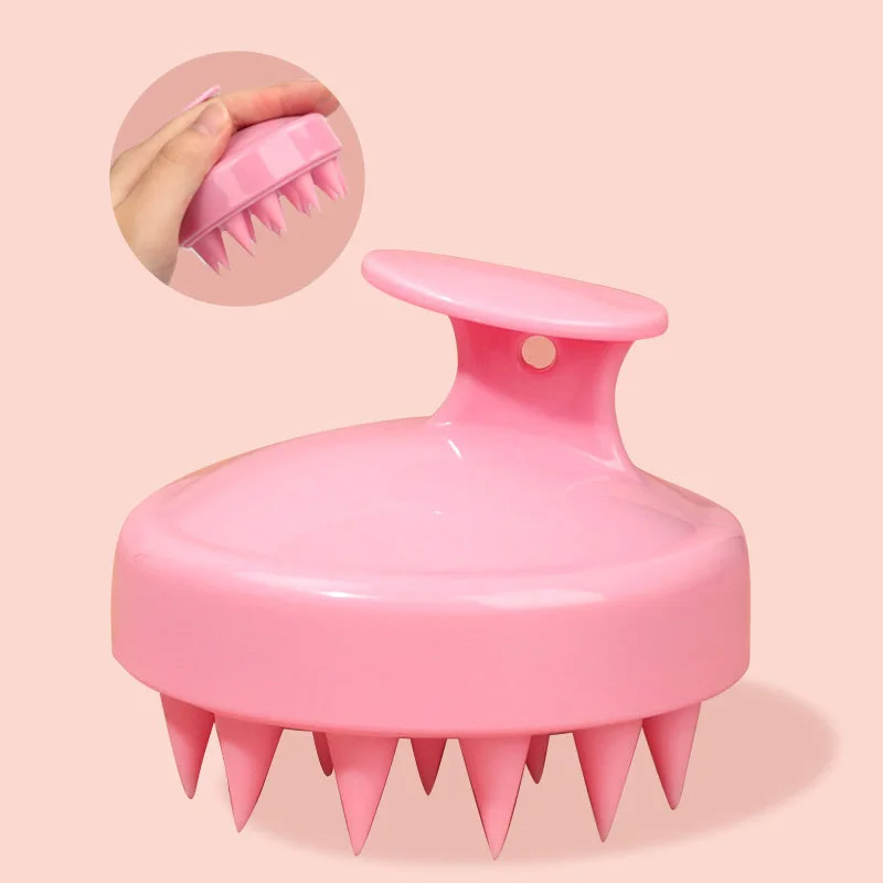 

Силиконовый массажер для волос и кожи головы, расческа для тела, расческа для мытья волос, щетка для душа, Массажная щетка для ванны и спа