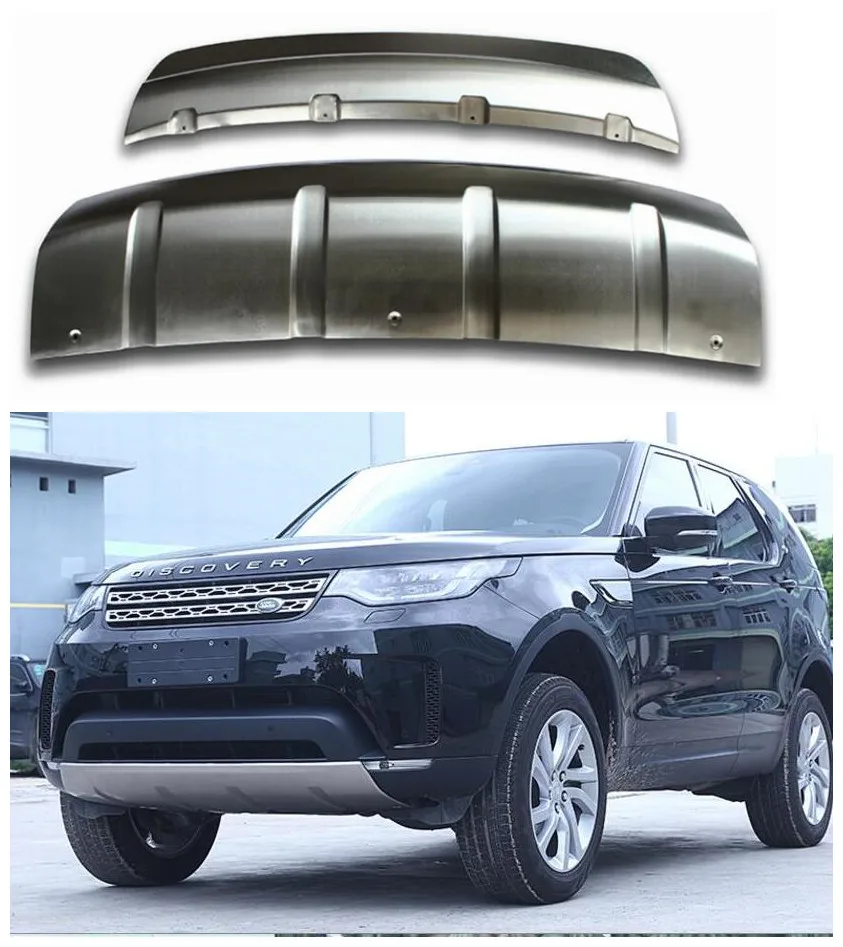 

Подходит для Land Rover Discovery 5 LR5 2017 2018 2019 Нержавеющая Сталь автомобильный Передний Задний бампер протектор разветвители защитная пластина