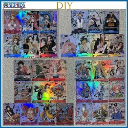 9PC/Set Anime One Piece DIY ACG Wife Card Roronoa Zoro Chopper Boy Battle Game Toys Collectible Cards Christmas Birthday Present