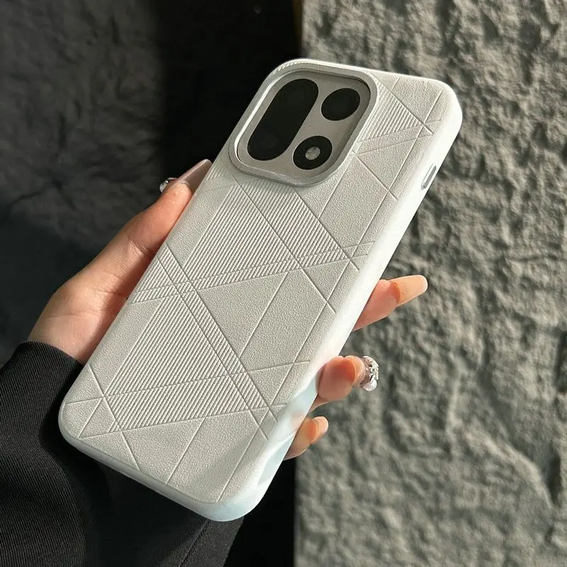 OnePlus Case: Hard PC Matte Diamond Check Protective Back Cover