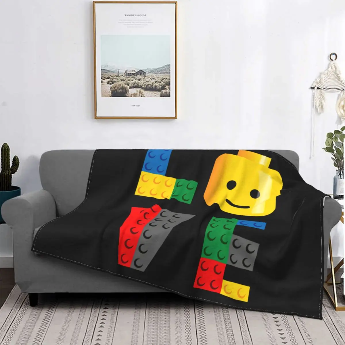 Legos Love Parabdy Quality Oldskool Opera D'Arte Coperta Biancheria Da Letto Casual Pile Corallo Pelliccia Sintetica Visone Lavaggio Meccanico