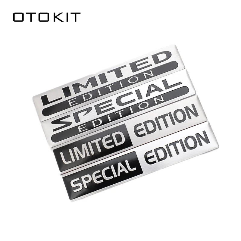 OTOKITAluminumSpecialLimitedEditionCarTrunkDecalStickerBadge