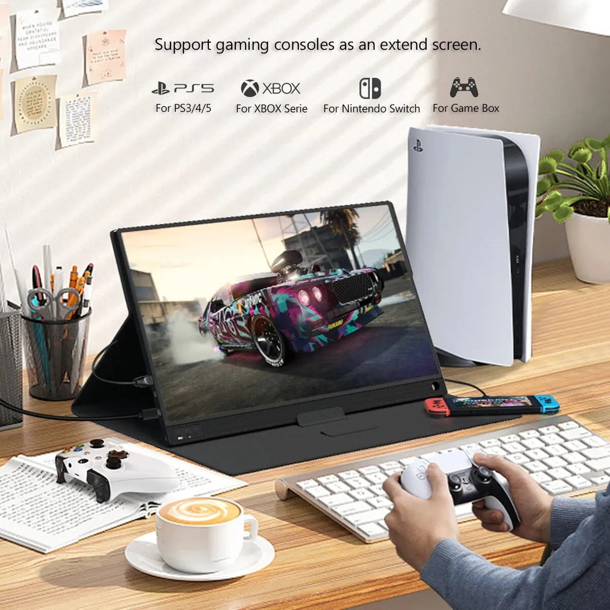 Zeuslap ޴ LCD   , ޴ PC Ʈ PS5 , 15.6 ġ, 120Hz