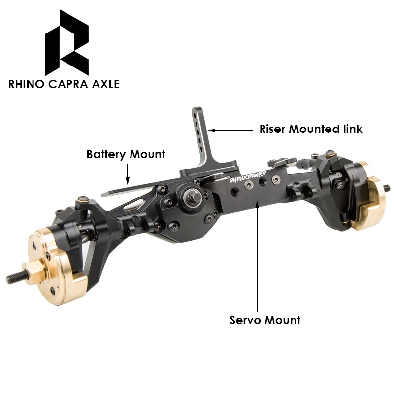 クローラー　lcgクローラー　アクスル　capra Rhino RC Capra Axles for 1/10 RC Crawler Axial 1.9 UTB LCG